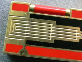 S. T. Dupont Feuerzeug Linie 2 ,  Art Deco 1996  Ligther