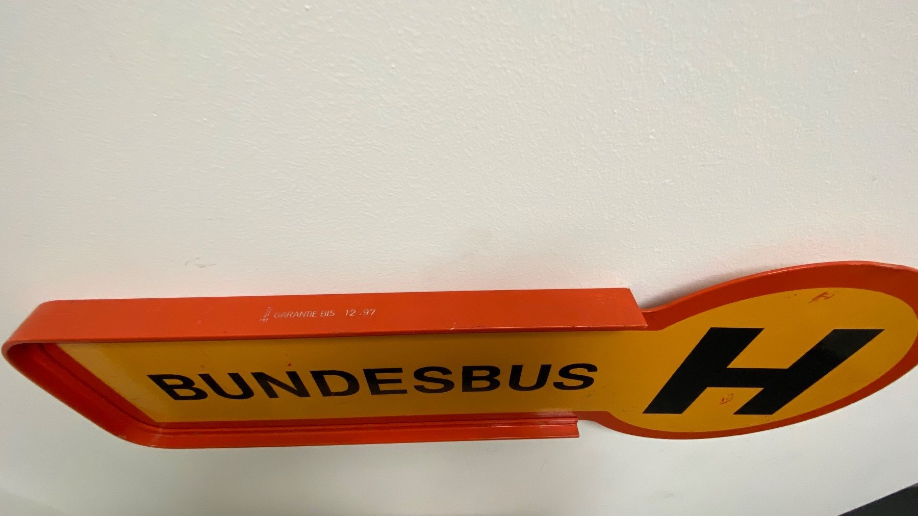 Insegne: Emailschild BUNDESBUS – Usato da Basel venduto da ota_2f9m 2