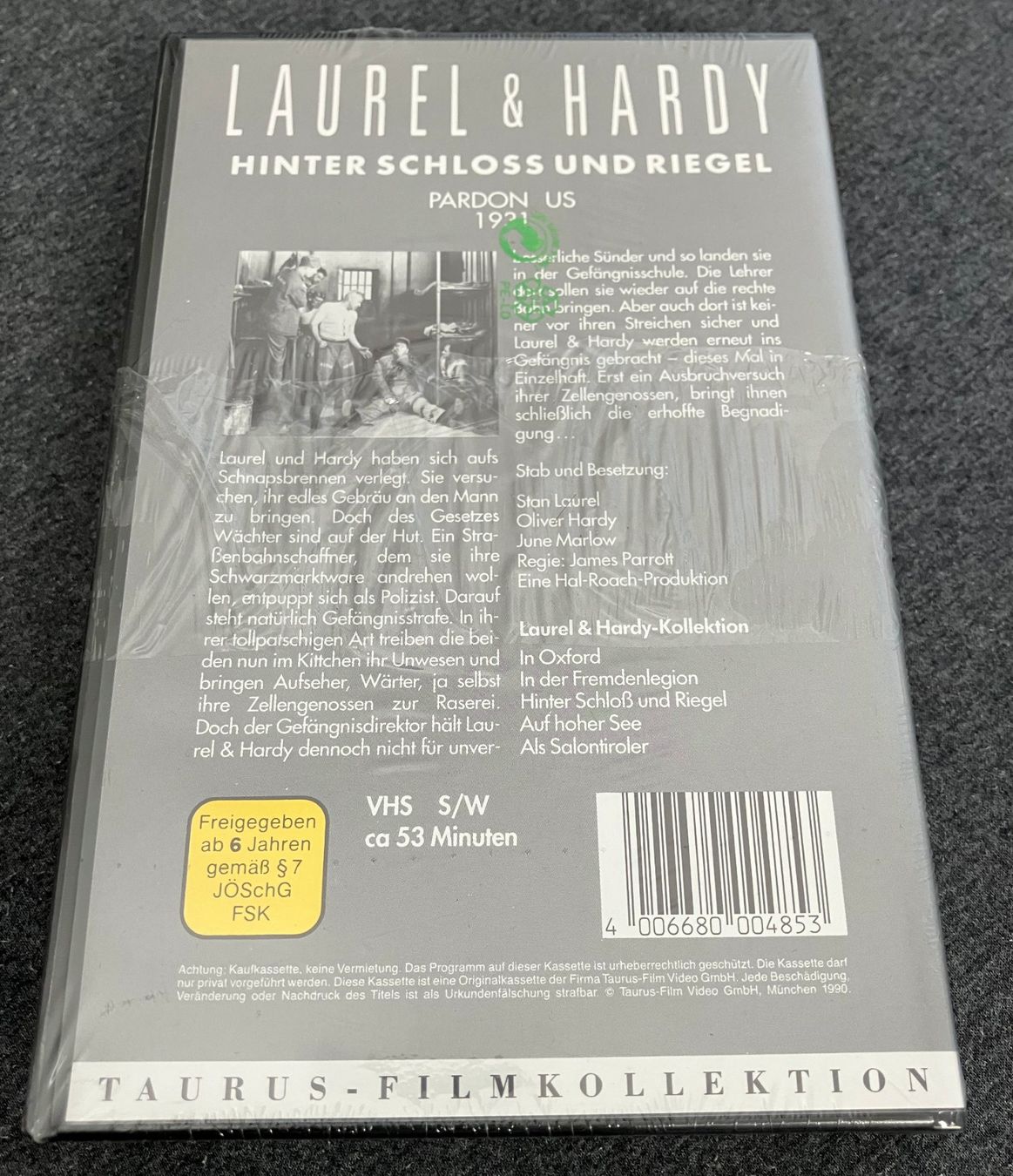 Tutti i VHS: VHS - Laurel & Hardy - Dick & Doof - PARDON US – Nuovo e nell'imballaggio originale da Stans venduto da canberra04 1