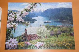 Puzzle Ravensburger 500 Teile - Idylle Scandinave