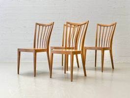 Sprossenstühle aus Buchenholz, klassisches Landhausdesign