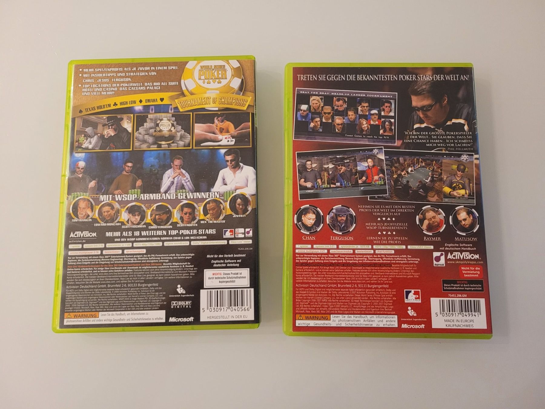 Giochi: World Series Poker 2007 u. 2008 / XBox 360 – Usato da Uezwil venduto da -Retrogames- 2