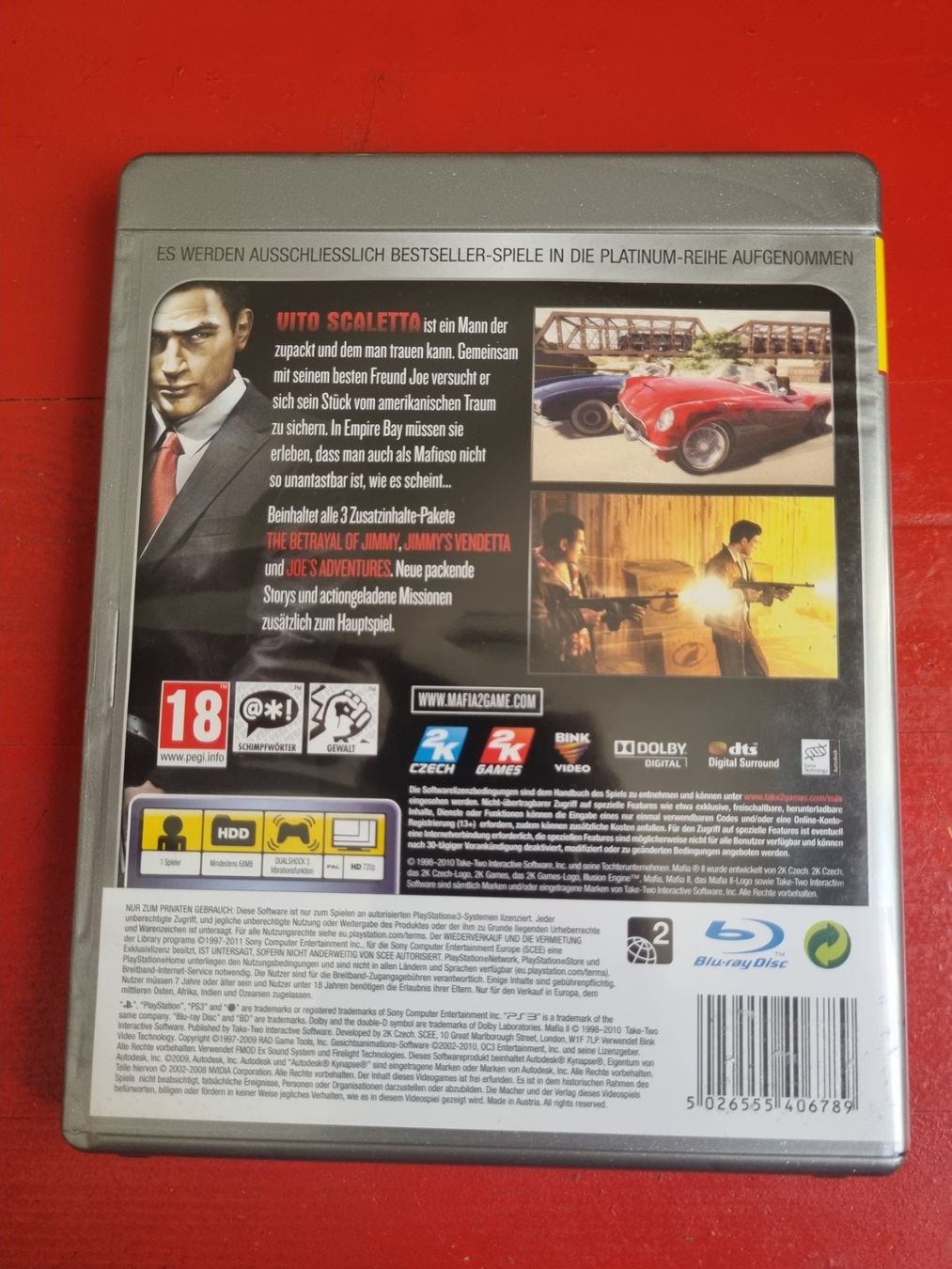 Sony Jeux: Mafia II Platinum PlayStation 3 – D'occasion à Pollegio par Isaiaaaa96 1