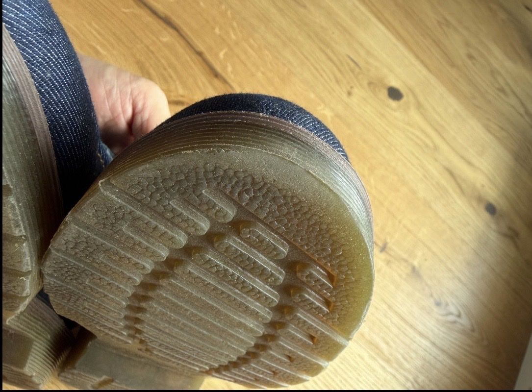 Dr. Martens Scarpe da uomo: Dr. Martens Loafer, blau Denim – Usato da Basel venduto da dahlen 2