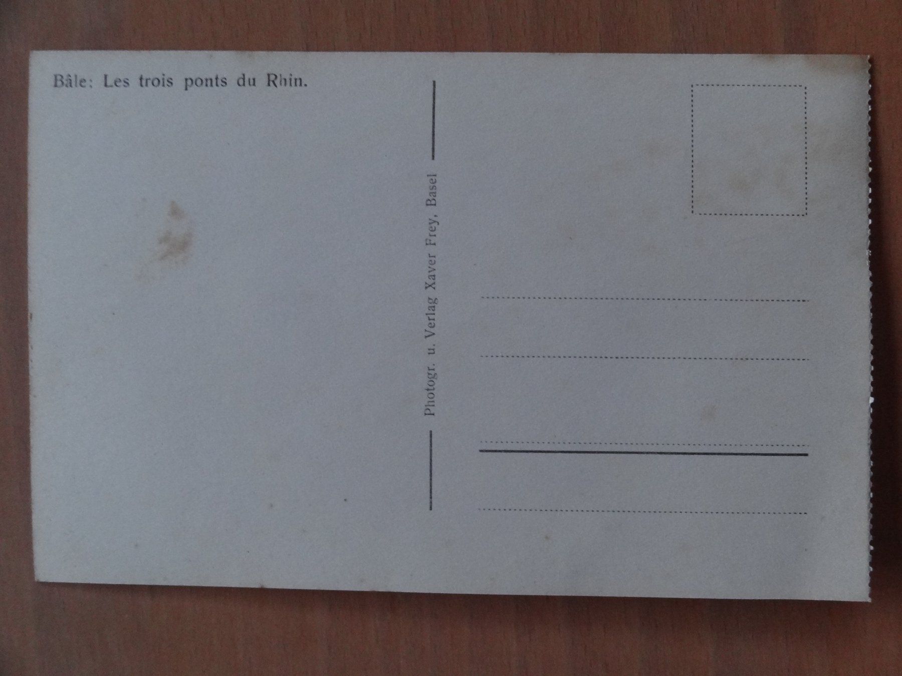 Cartoline postali: Basel - die drei Rheinbrücken – Usato da St Léonard venduto da Riglin 1