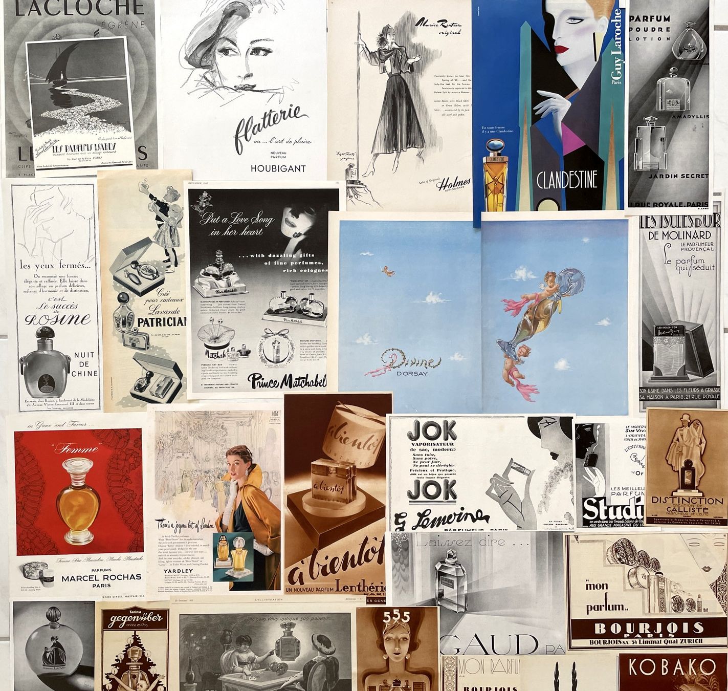 Flaconi: Parfums - 45 alte Werbungen / Publicités 1909/56 – Usato da Savagnier venduto da Ne2065 3