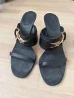 Gucci Sandalen Schwarz Gr. 37 Sommer Vintage