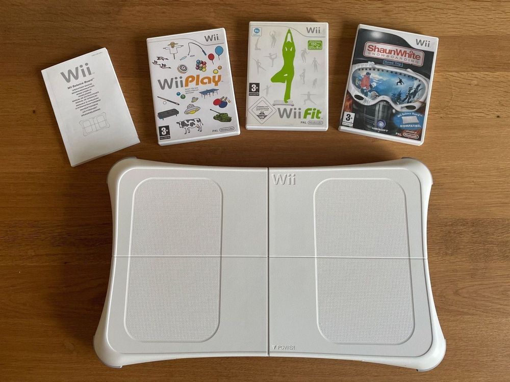 Wii Balance Board (inkl. Spiele) Kaufen auf Ricardo