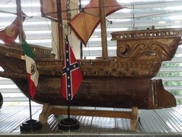 Segelschiff asiatisches Schiff Galeere Kriegsschiff 135cm