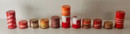 12x Vintage Apotheker Dosen Konvolut Sparablanc........