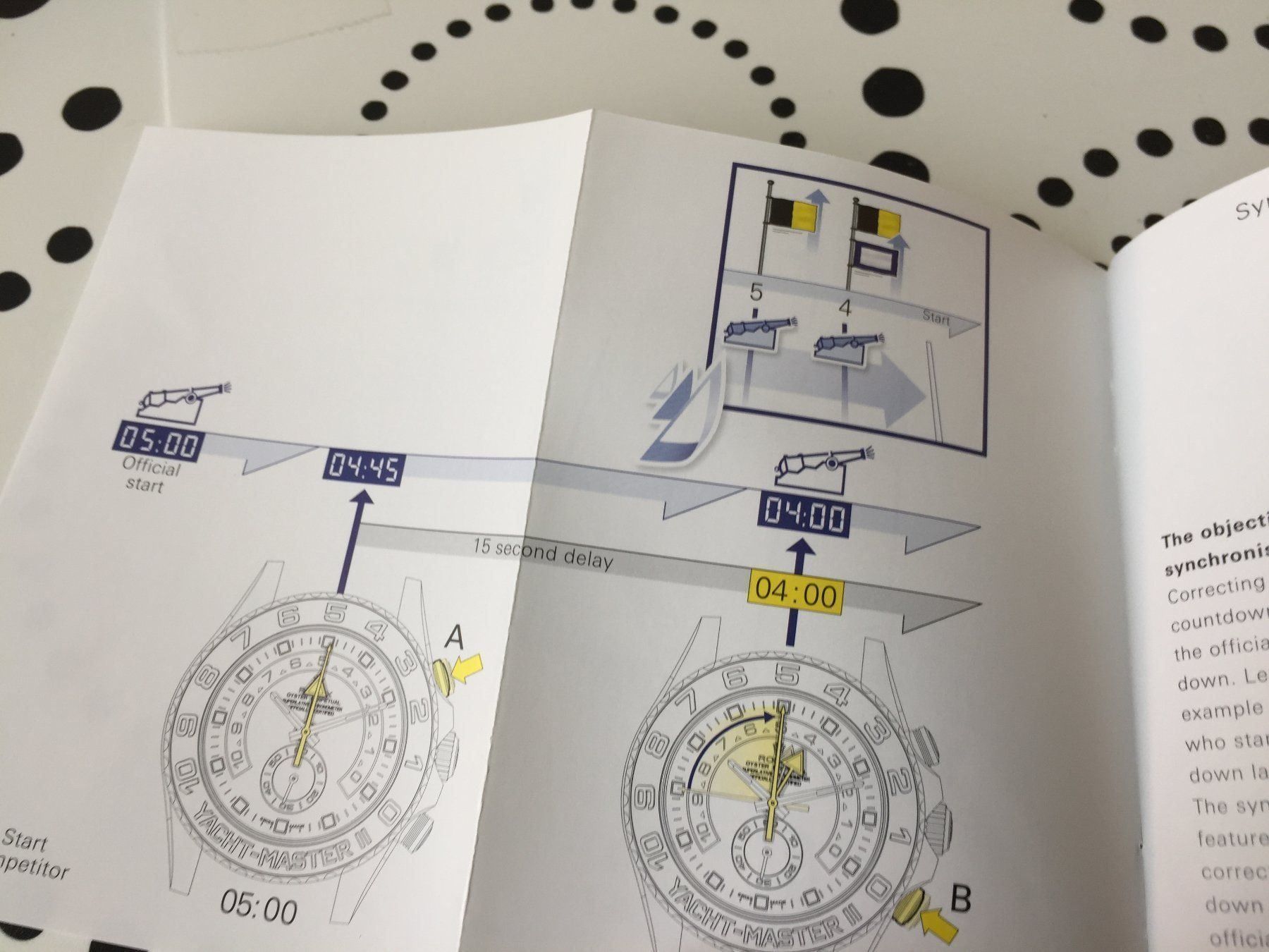 Documenti: ROLEX YACHT-MASTER II - OPERATING INSTRUCTIONS - ENG !!! – Nuovo (secondo la descrizione) da Epalinges venduto da dream-watch 2