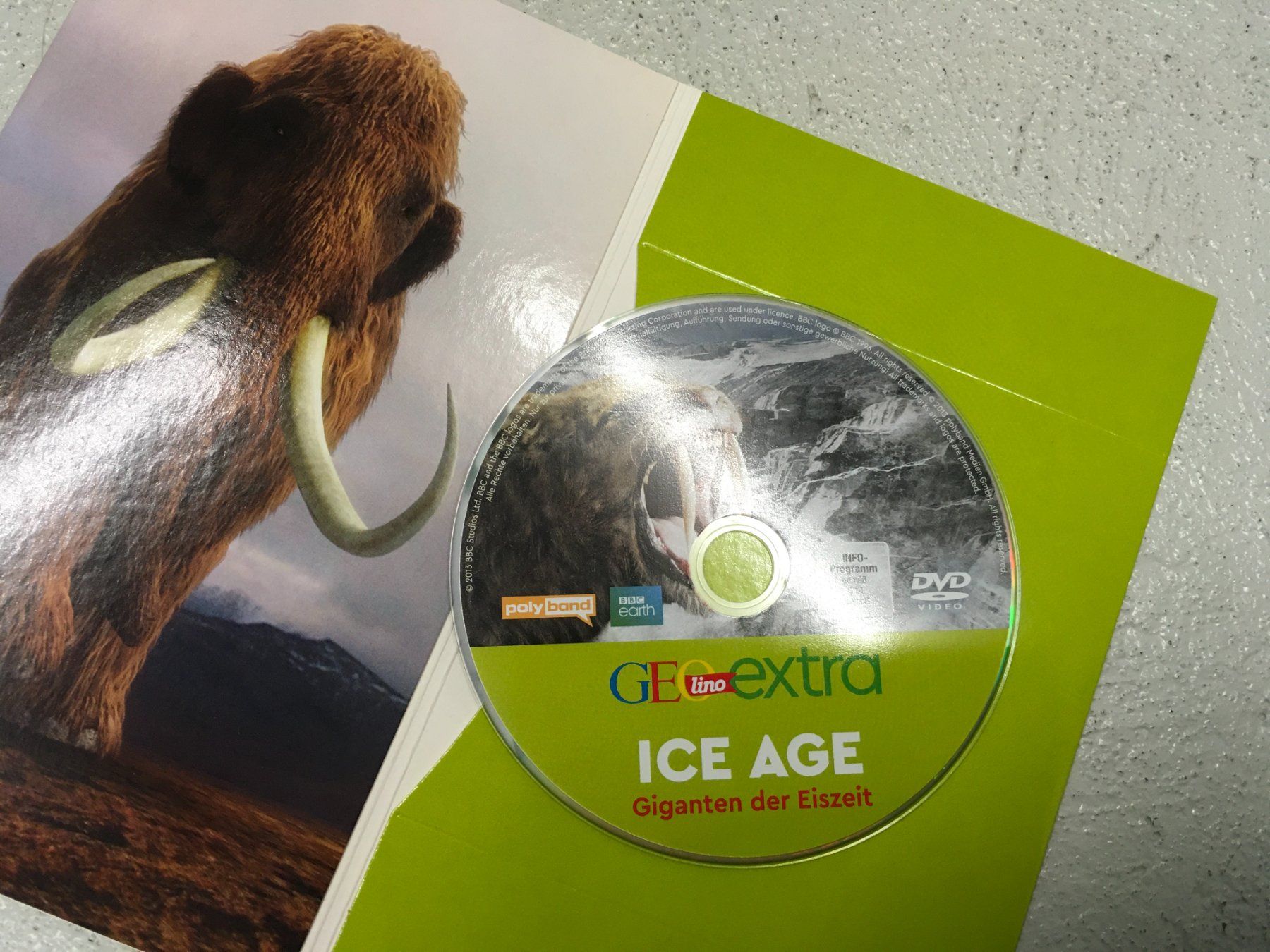 Alle DVDs: GEO lino extra ICE AGE - Giganten der Eiszeit DVD – Gebraucht aus Waltenschwil von MeKo8 2