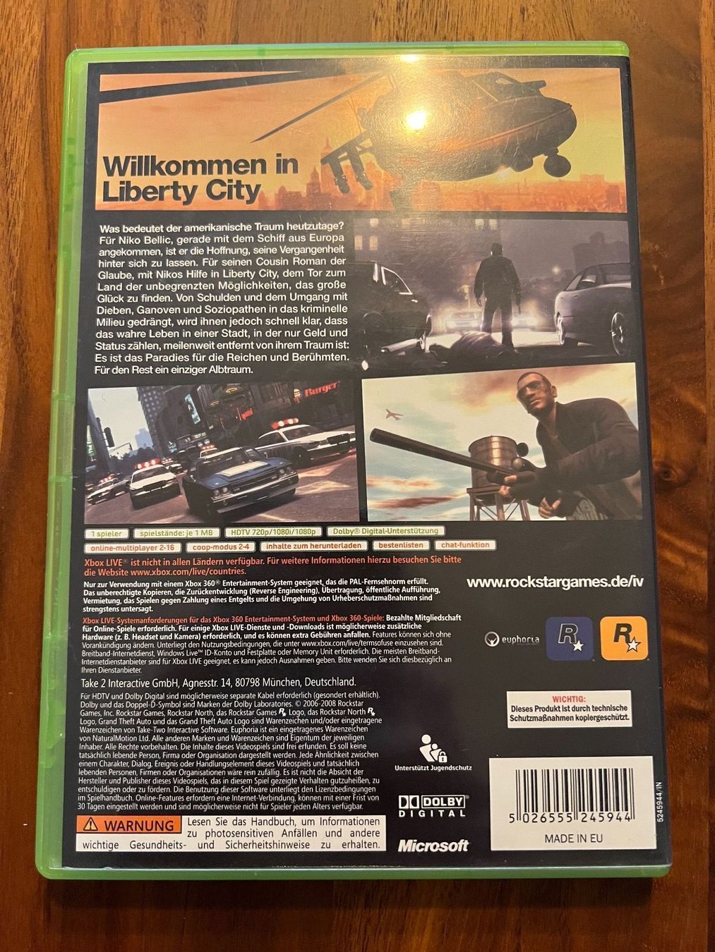 Microsoft Giochi: Grand Theft Auto IV Xbox 360 – Usato da Dübendorf venduto da CellarSeller 1