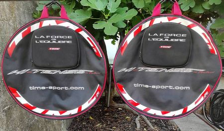 TIME Sport Hi-Tense Laufradtaschen Rennrad  Top Zustand