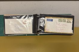 Briefmarken Album mit Briefen 