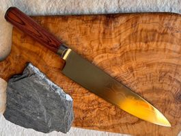 Japanisches🔴Chefkoch GYUTO DAMAST-Stahl Messer 200 Handmade