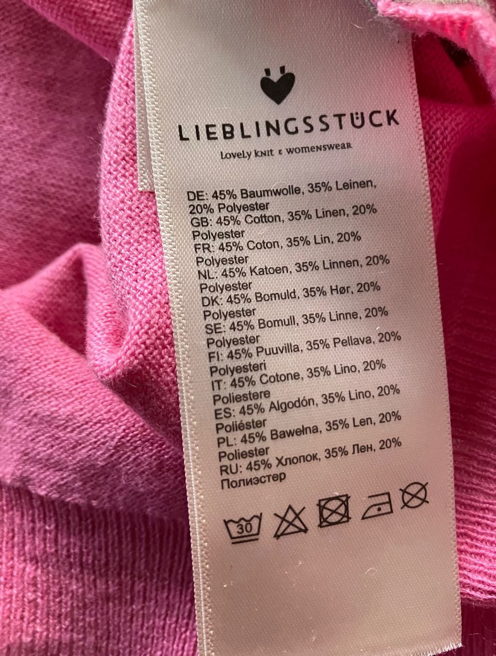Lieblingsstück Maglioni & Felpe: Lieblingsstück Pullover mit Leinen Gr.44 – Usato da Unterägeri venduto da Jutka_04 4