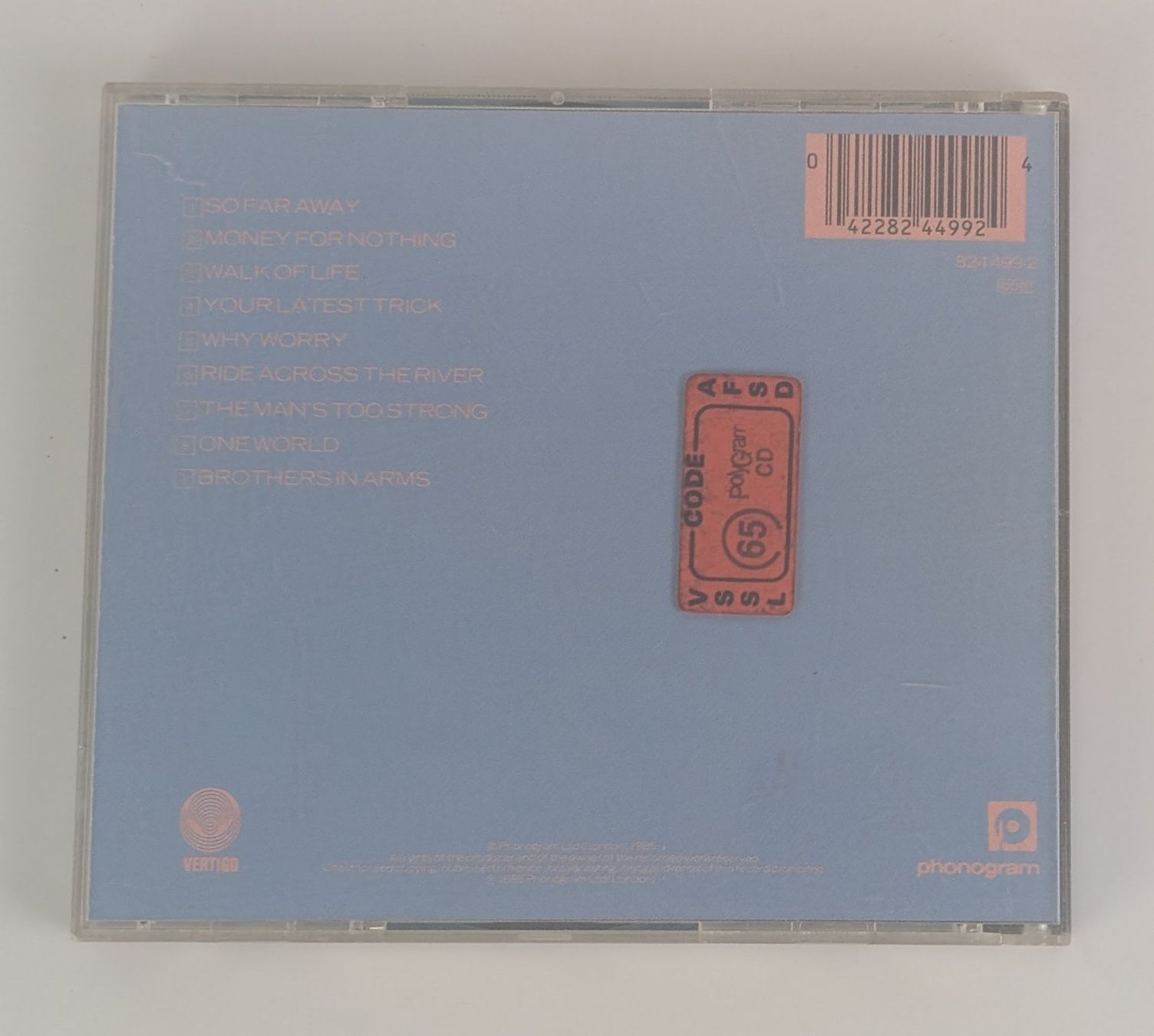 CD: Dire Straits - Brothers in Arms CD - Top – Usato da Zürich venduto da 1.Simon 1