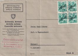 Brief-Officiel-Militärsache Schweiz.Armee