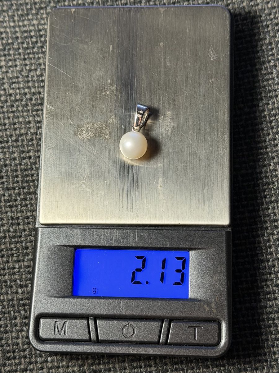 Ciondoli: Pendentif perle en or blanc 750 – Usato da Courroux venduto da Yiedot 2