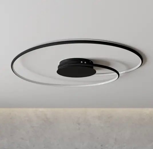 Kronleuchter & Deckenlampen: AKTION Lindby Joline LED-Deckenleuchte, schwarz, 70 cm – Neu und originalverpackt aus Basel von Seifehuesli 2