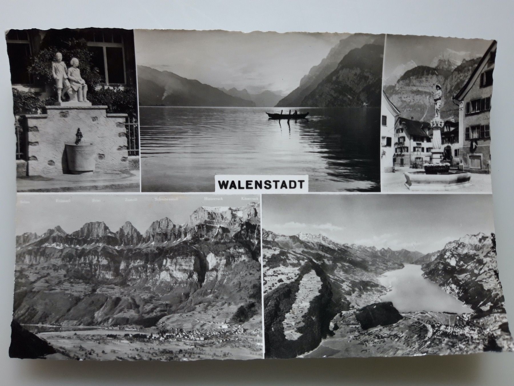 Cartoline postali: Walenstadt – Usato da Sargans venduto da nicsam1815