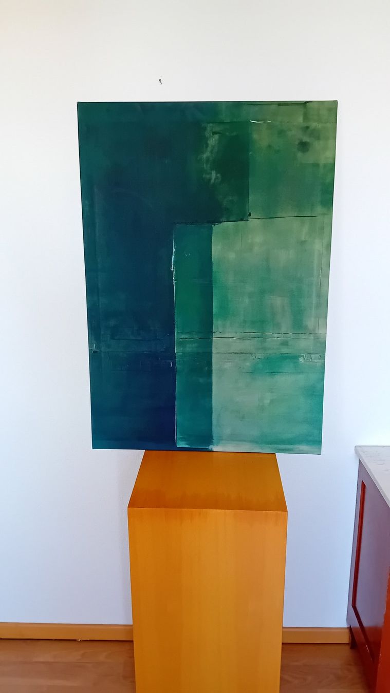 Gemälde: Modernes Gemälde Leinwand 70 x 100 cm – Gebraucht aus Fribourg von Werkt