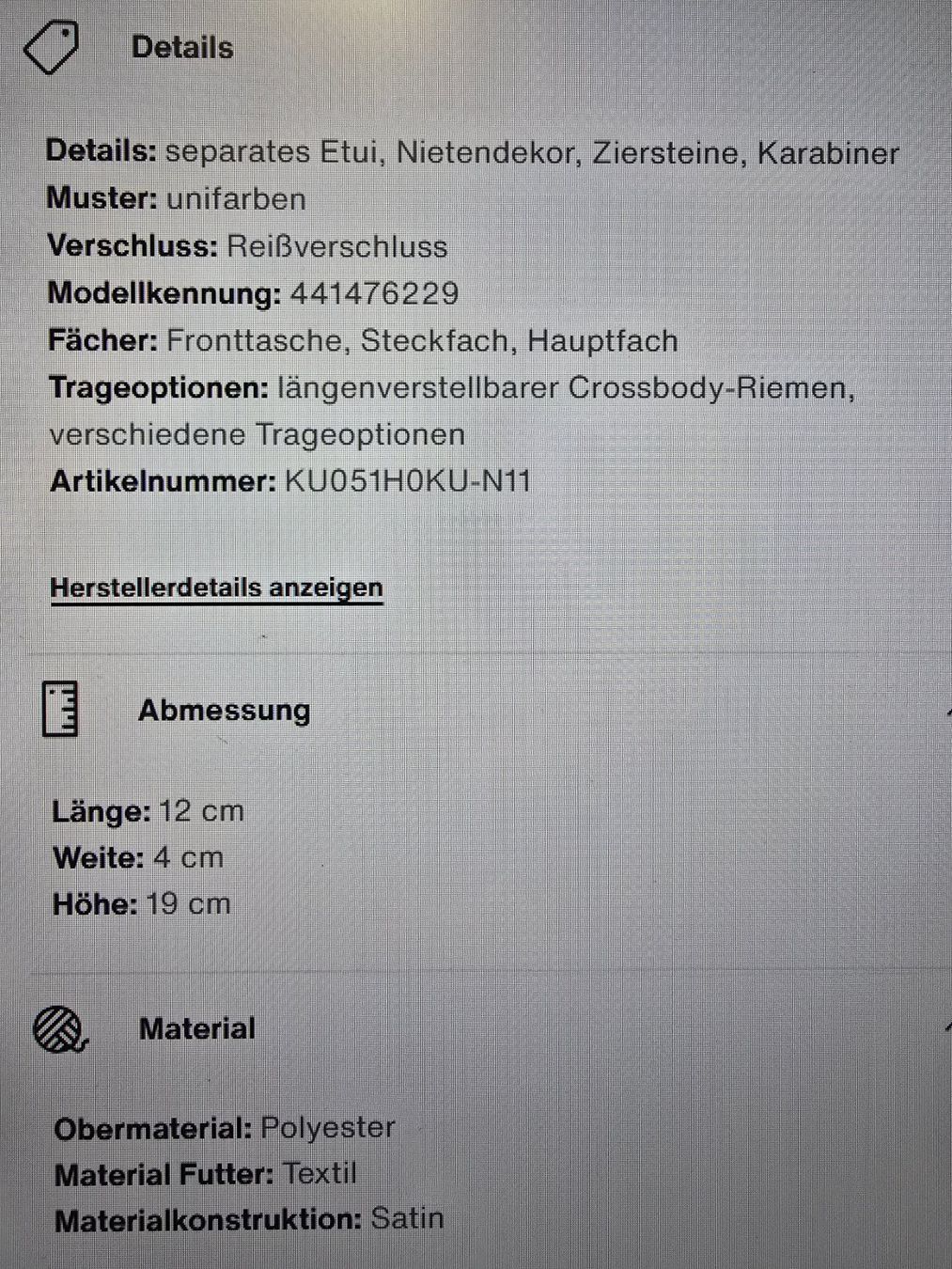 Kurt Geiger Borse da donna: KURT GEIGER UMHÄNGETASCHE KHAKI, NEU!! – Nuovo e nell'imballaggio originale da Möriken AG venduto da rowyta 6