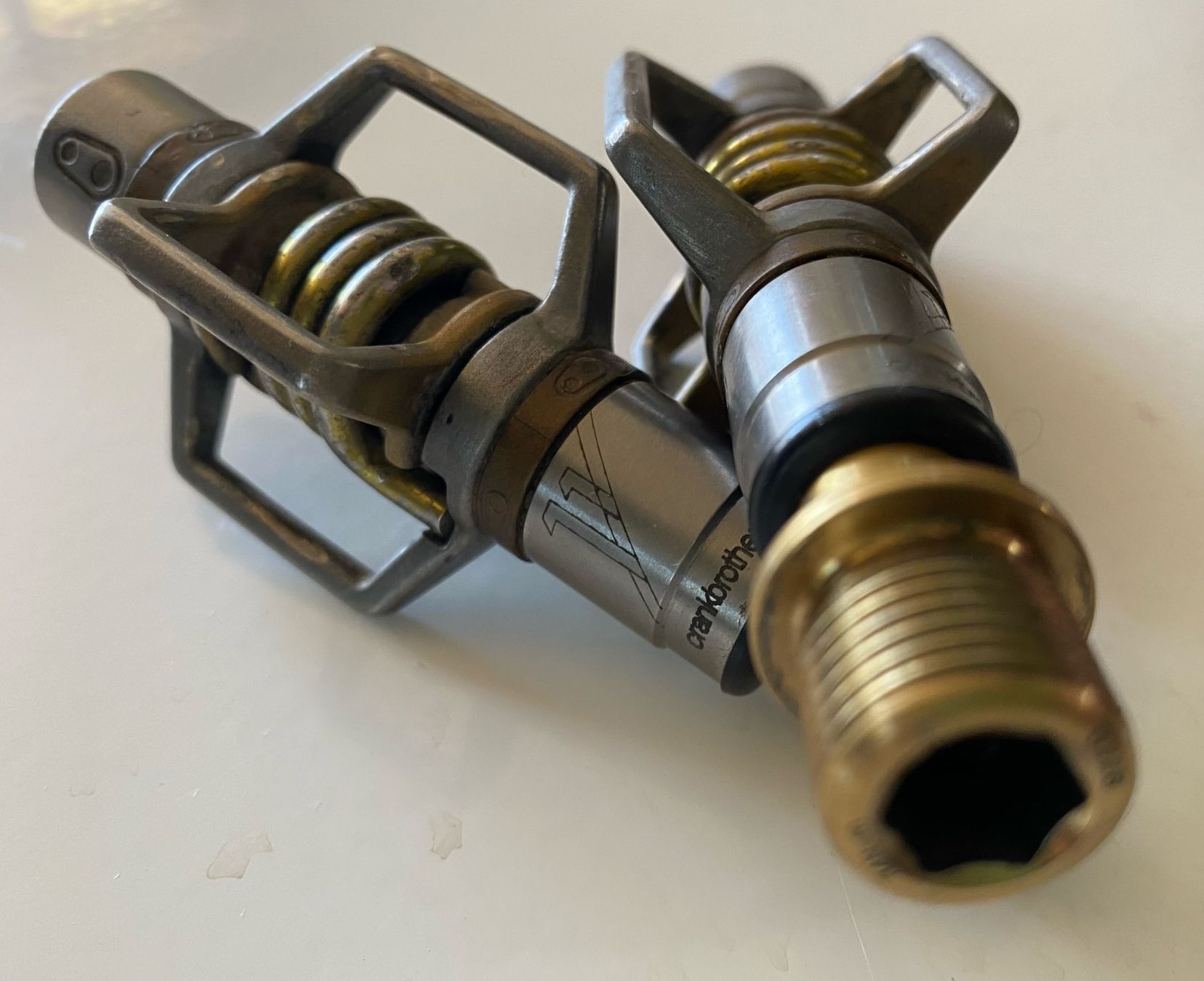Pezzi di ricambio: Crankbrothers Eggbeater 11 Pedale Titanium – Usato da Küsnacht ZH venduto da ungglethomi 4