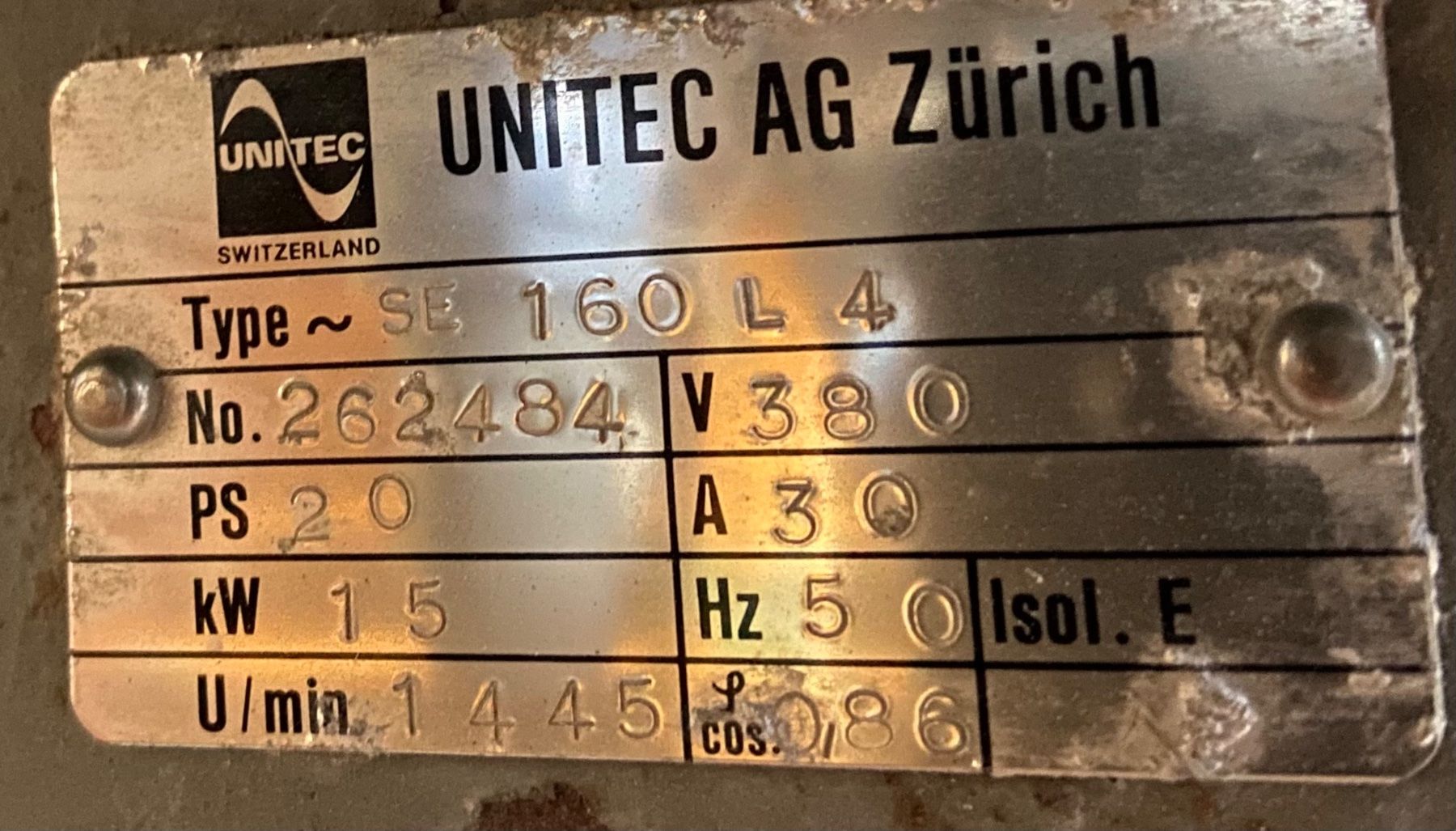 Motori: Elektromotor 20PS mit Kabel und Schalter – Usato da Mirchel venduto da Renietsr 1
