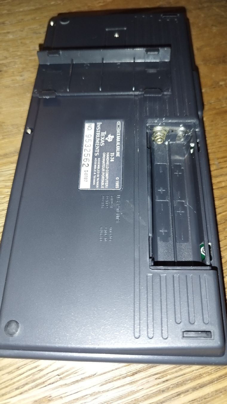 Texas Instruments Calcolatrici tascabili: TI-74 – Usato da Domdidier venduto da look80486 4