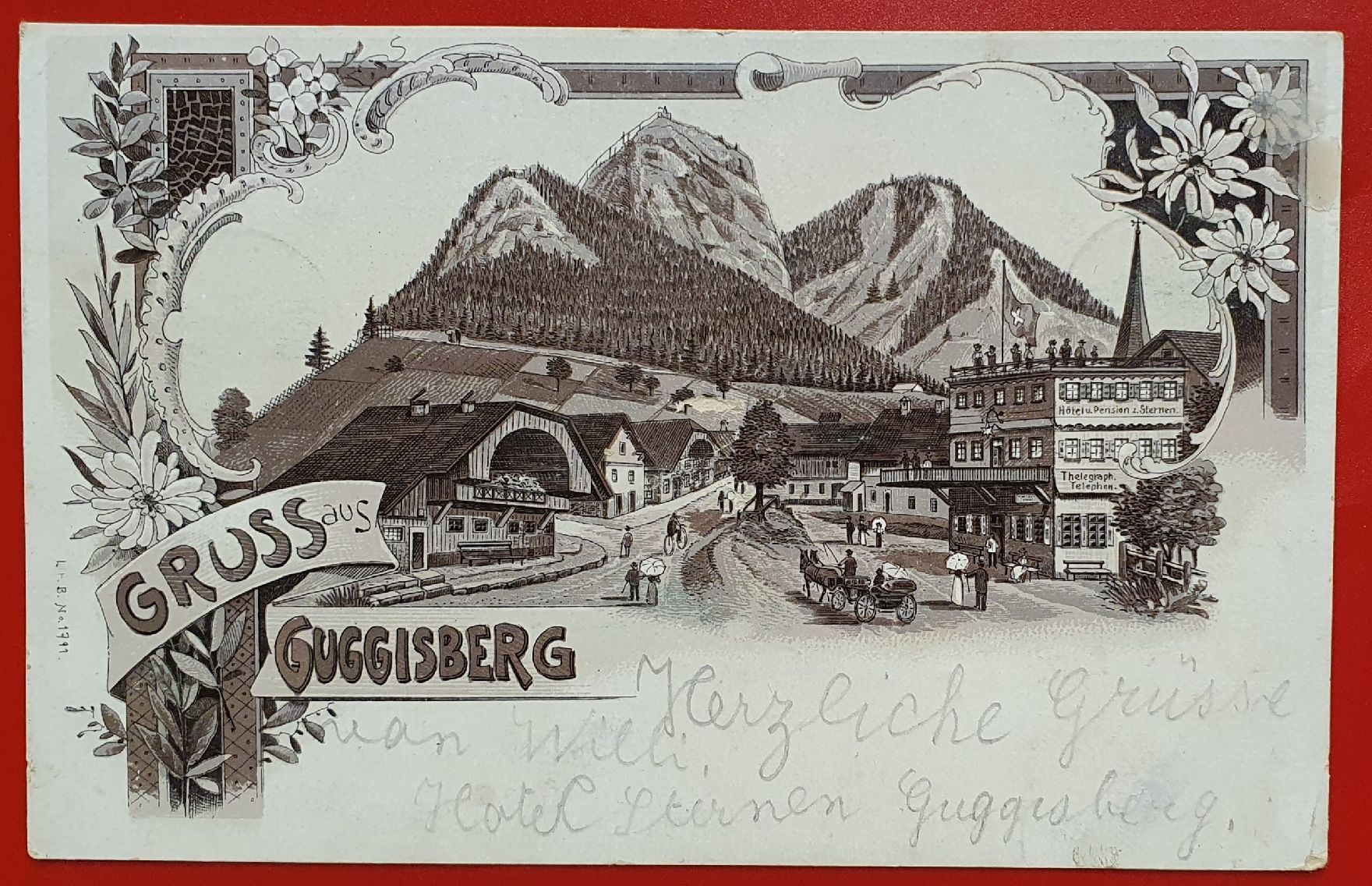 Cartes postales: Gruss aus Guggisberg 1899 – D'occasion à Kreuzlingen par Rschweiz1
