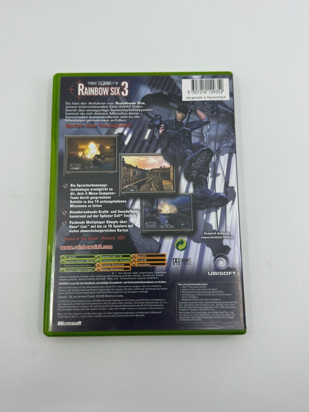 Spiele: Rainbow Six 3 (XBOX) – Gebraucht aus Herisau von Seyashop1 2