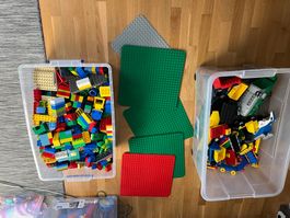 über 20 Kg LEGO DUPLO, Bausteine / DUPLO Eisenbahn mit Loks