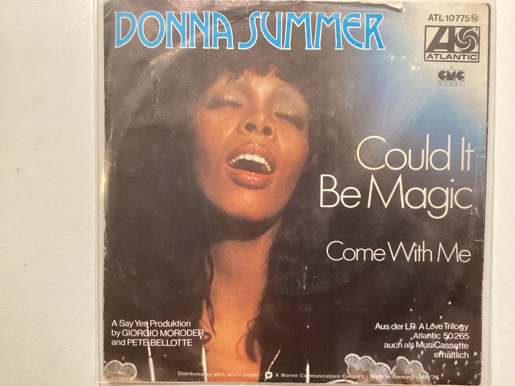 Dischi in vinile: Donna Summer Single - Could It Be Magic  / Come With Me – Usato da Gutenswil venduto da Hamzian