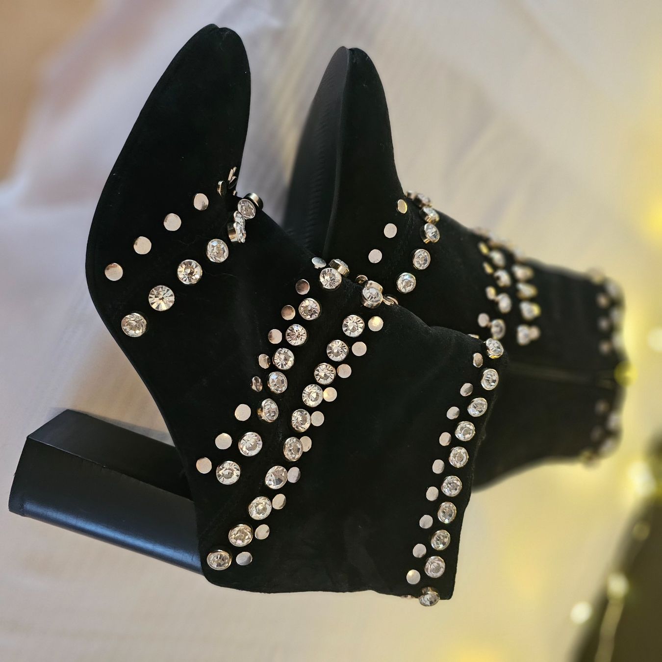 Scarpe da donna: Strass stiefletten   HUMANIK  gr 39 – Nuovo e nell'imballaggio originale da wolfhalden venduto da 46464646 1