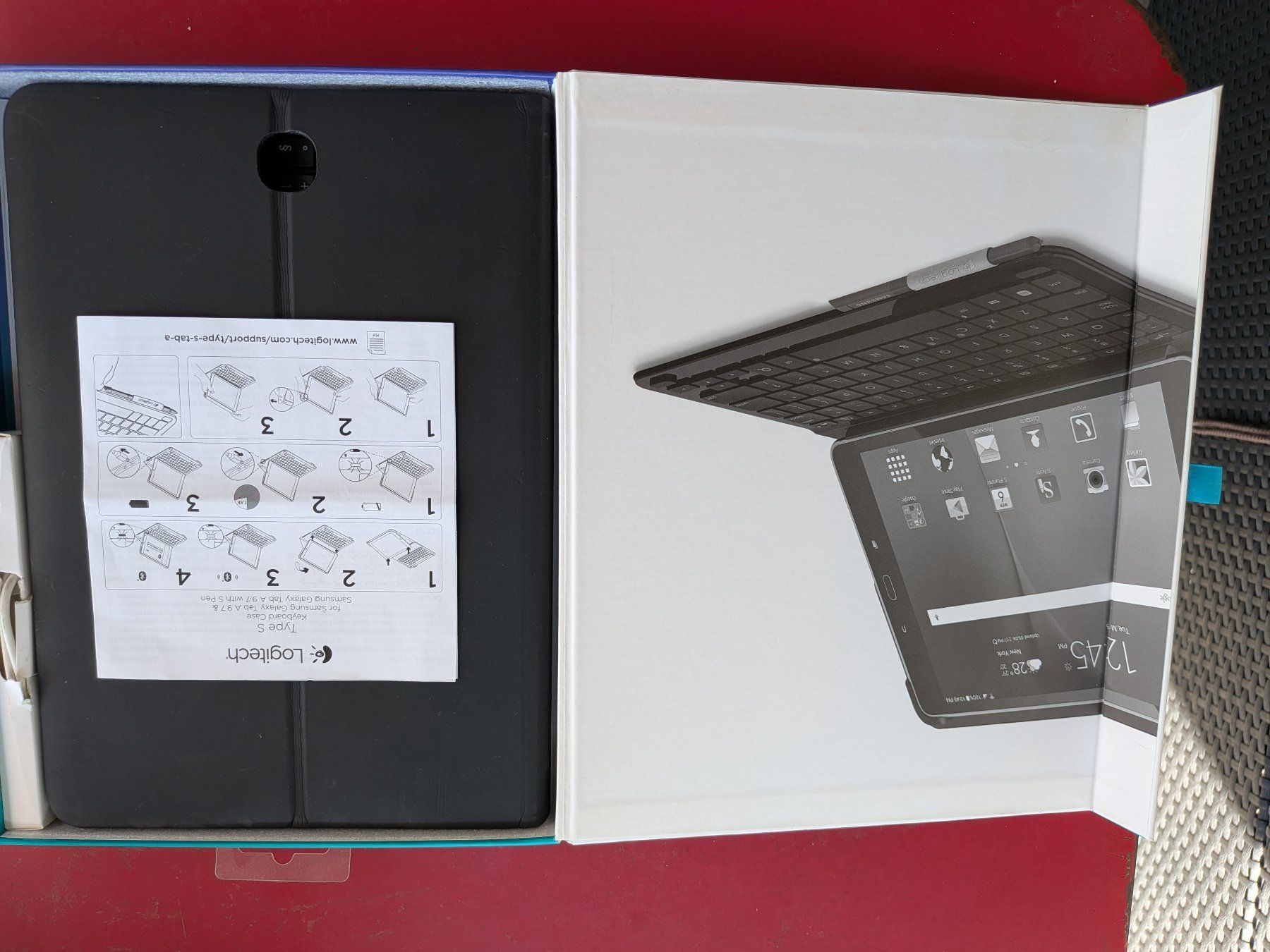Logitech Tastiere: LOGITECH tastatur-case SAMSUNG galaxy tab a 9.7" – Usato da Bern venduto da vogelpech 1