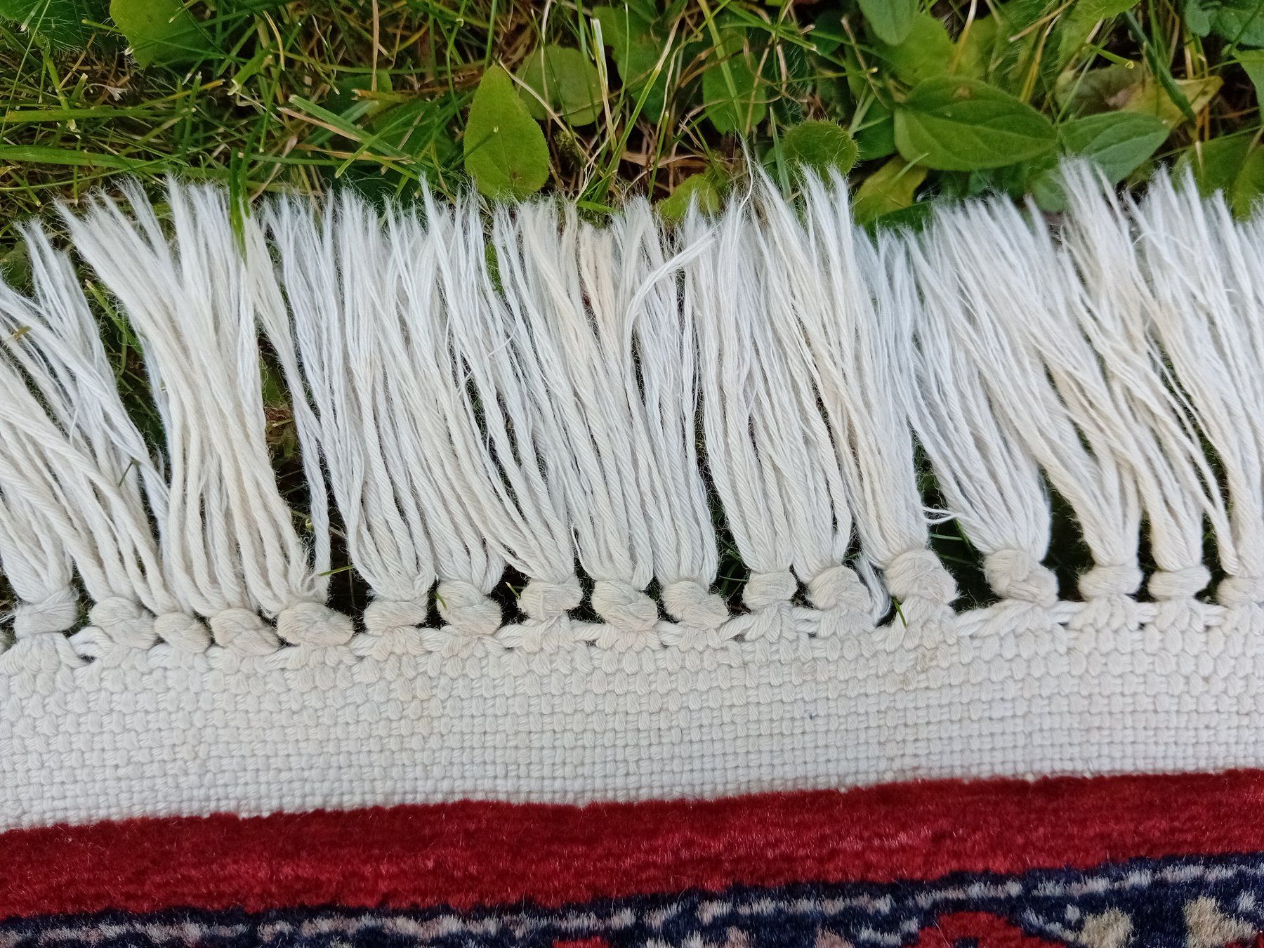 Teppiche: Echter, roter, handgeknüpfter Teppich – Gebraucht aus Elgg von Feuerpferd7777-1966 5
