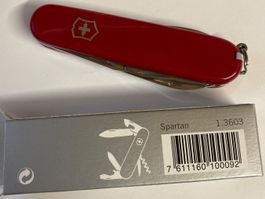 Couteau suisse Victorinox Spartan rouge - neuf !