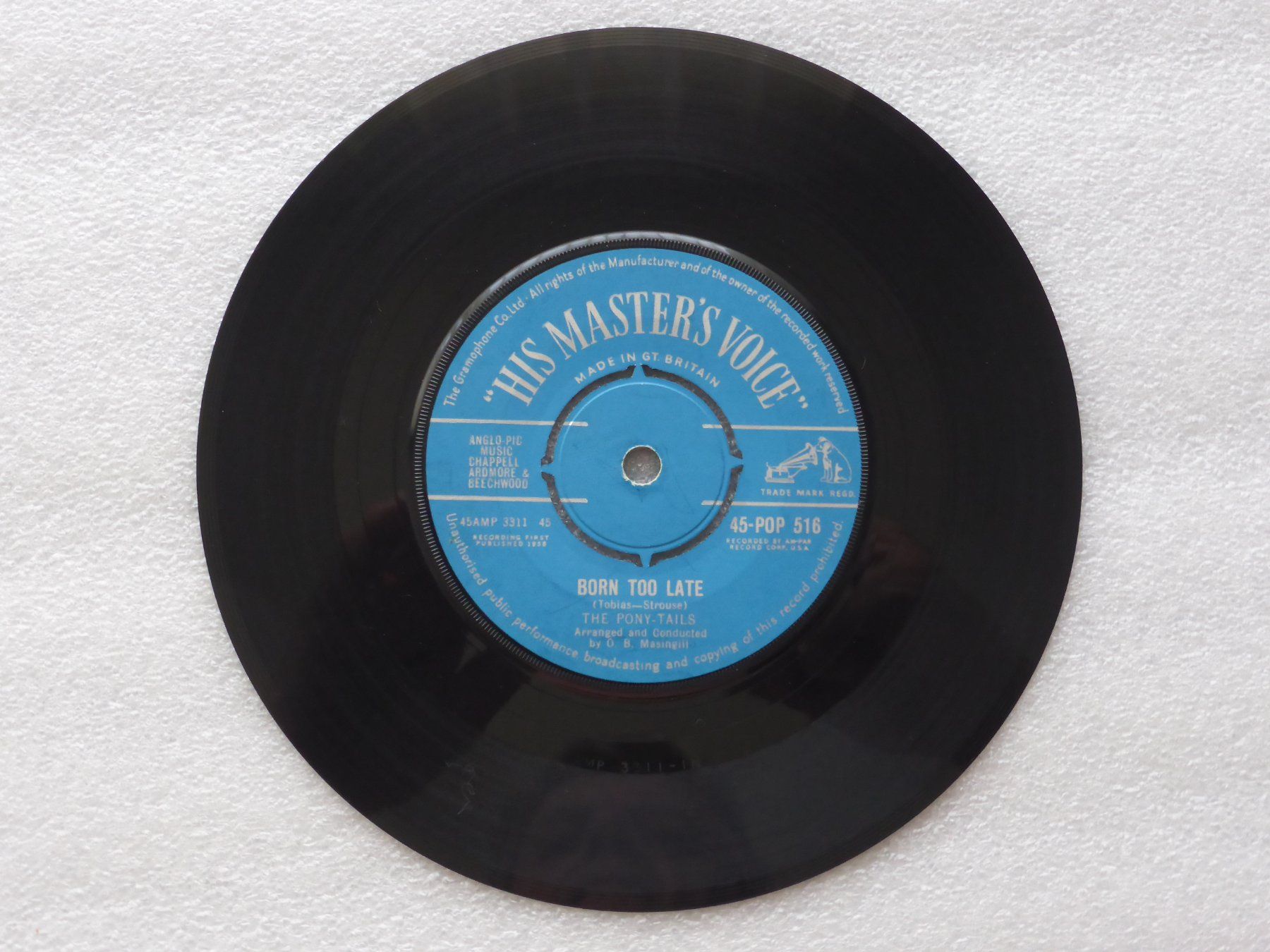 Vinyles: Vinyl Single   PONY TAILS – D'occasion à Küssnacht am Rigi par Mondkinder 1