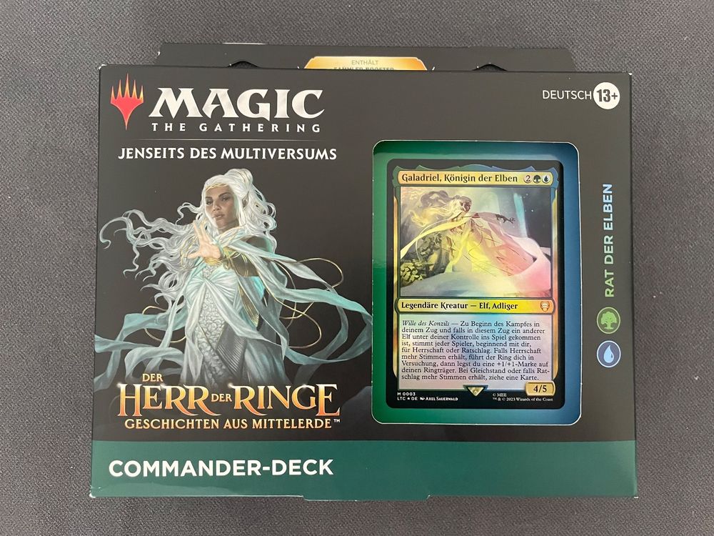MTG Der Herr der Ringe Commander Deck Rat der Elben Kaufen auf Ricardo