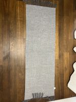 Natura Schal Grau mit Fransen! 60x200cm