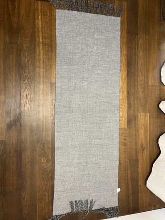 Natura Schal Grau mit Fransen! 60x200cm