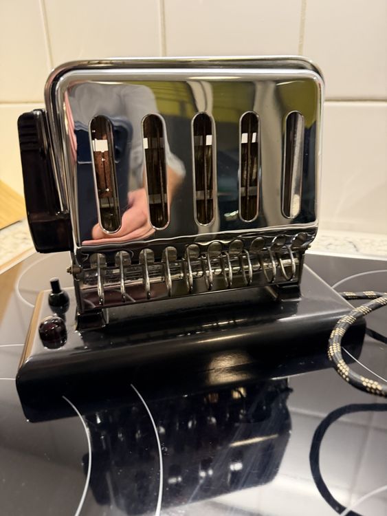 Jura Vintage Toaster Chrom schwarz funktionsfähiger Zustand (Gebraucht ...