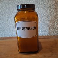 Standgefäss Milchzucker aus Drogerie