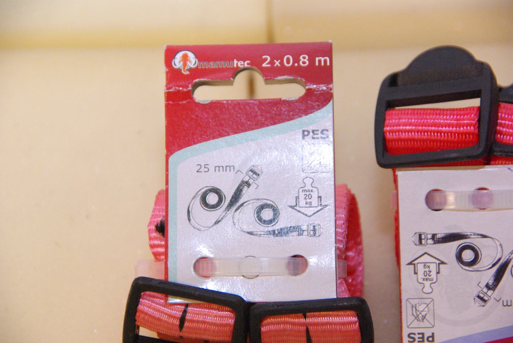 Rucksäcke: 4x Universalgurte von mamutec, 2x0.8m – Neu und originalverpackt aus Herisau von Cevianer1844 1