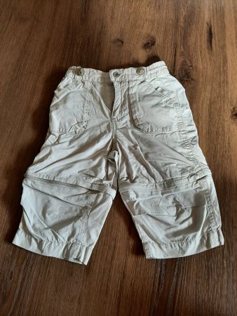 Kinder Wanderhose beige abnehmbare Stösse