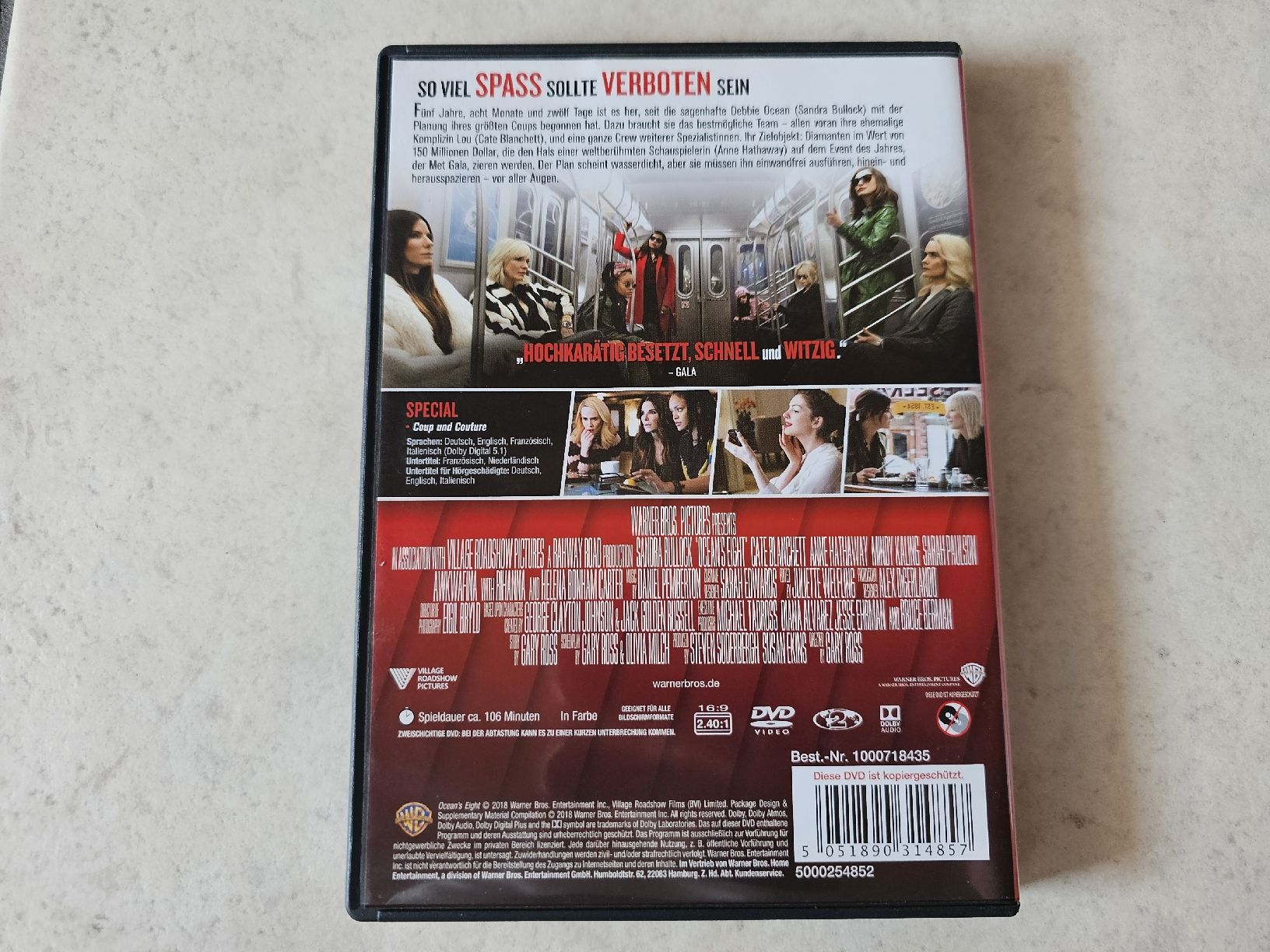 Tous les DVDs: Ocean' 8 – D'occasion à Schneisingen par backstore24 1