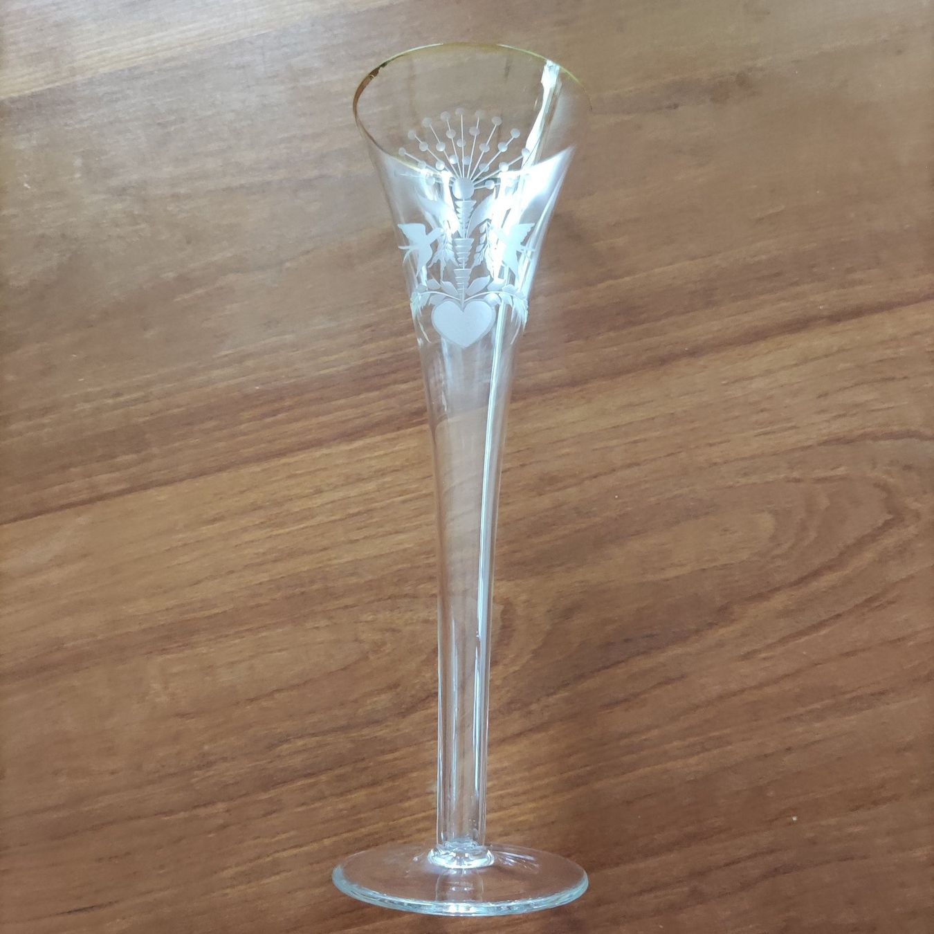 Bicchieri: Champagner Glas mit Hochzeits Motiv – Usato da Solothurn venduto da Csw1 1