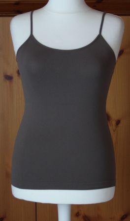 Träger - Shirt LUIGI DI FOCENZA braun Gr. L